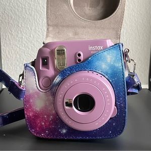 Instanx Mini 9 Purple with Galaxy Case
